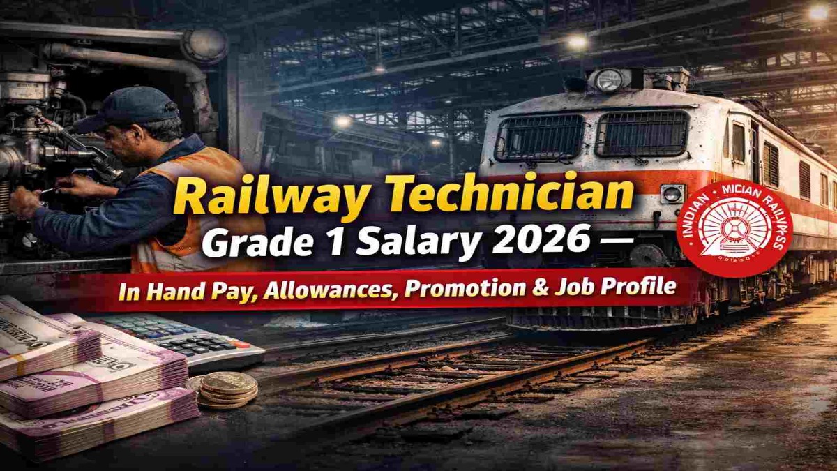Railway Technician Grade 1 Salary 2026 – In Hand Pay, Allowances, Promotion & Job Profile