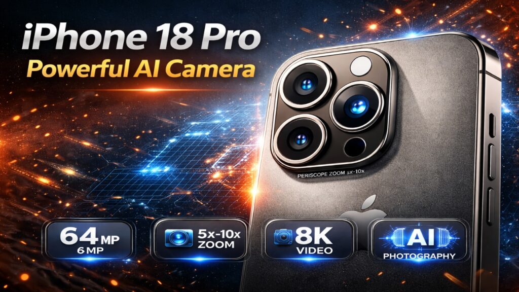 iPhone 18 Pro लॉन्च – कैमरा और AI ने मचाया तहलका!
