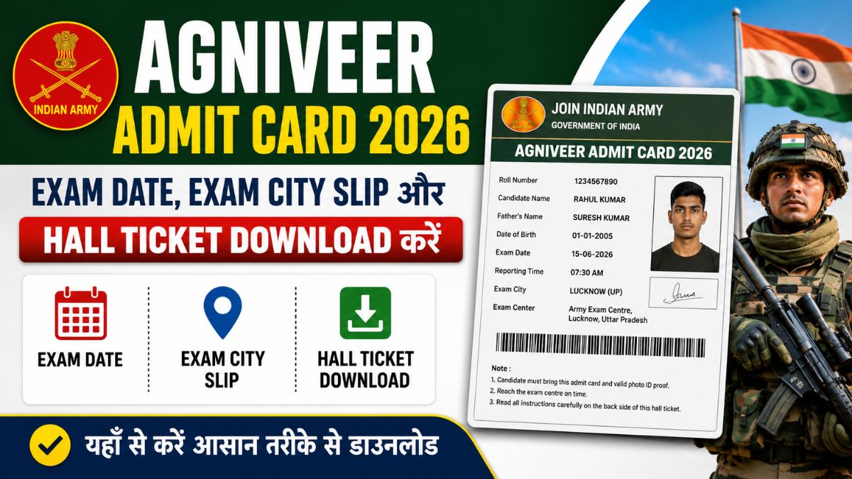 Agniveer Admit Card 2026